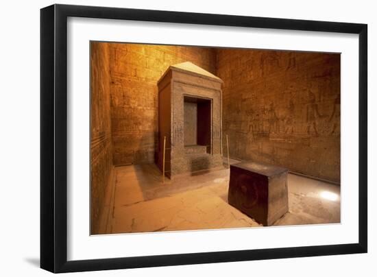 Sanctuary at Temple of Horus-null-Framed Giclee Print