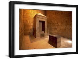 Sanctuary at Temple of Horus-null-Framed Giclee Print