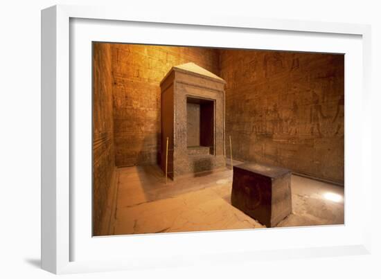 Sanctuary at Temple of Horus-null-Framed Giclee Print