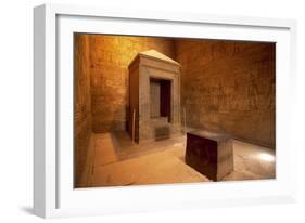 Sanctuary at Temple of Horus-null-Framed Giclee Print