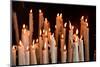 Sanctuary candles, Lourdes, Hautes Pyrenees, France-Godong-Mounted Photographic Print