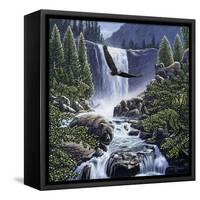 Sanctuary Falls-John Van Straalen-Framed Stretched Canvas