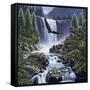 Sanctuary Falls-John Van Straalen-Framed Stretched Canvas