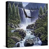 Sanctuary Falls-John Van Straalen-Stretched Canvas