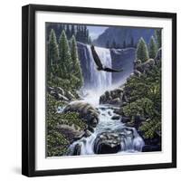 Sanctuary Falls-John Van Straalen-Framed Giclee Print