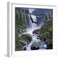 Sanctuary Falls-John Van Straalen-Framed Giclee Print