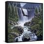 Sanctuary Falls-John Van Straalen-Framed Stretched Canvas