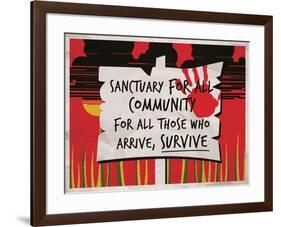 Sanctuary for All-null-Framed Poster