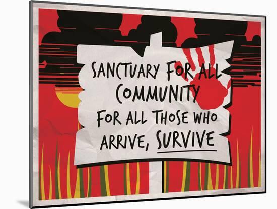 Sanctuary for All-null-Mounted Poster