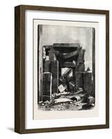 Sanctuary in the Great Temple of Karnak, Egypt, 1879-null-Framed Giclee Print