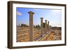 Sanctuary of Apollo Yiatis, Kourion, UNESCO World Heritage Site, Cyprus, Eastern Mediterranean-Neil Farrin-Framed Photographic Print