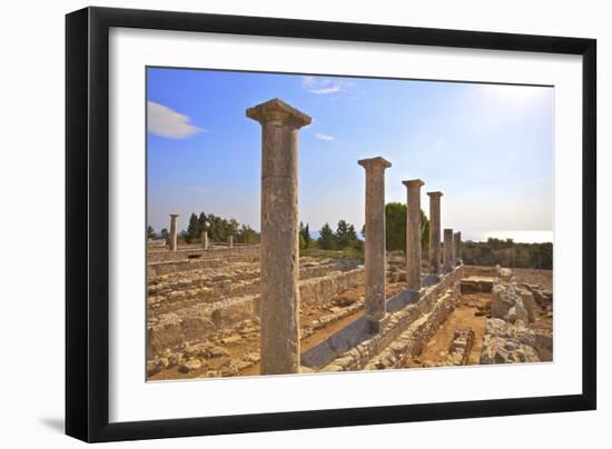 Sanctuary of Apollo Yiatis, Kourion, UNESCO World Heritage Site, Cyprus, Eastern Mediterranean-Neil Farrin-Framed Photographic Print