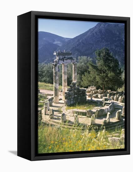 Sanctuary of Athena Pronaia, Delphi, Greece-Peter Adams-Framed Stretched Canvas