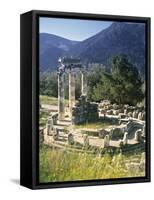 Sanctuary of Athena Pronaia, Delphi, Greece-Peter Adams-Framed Stretched Canvas