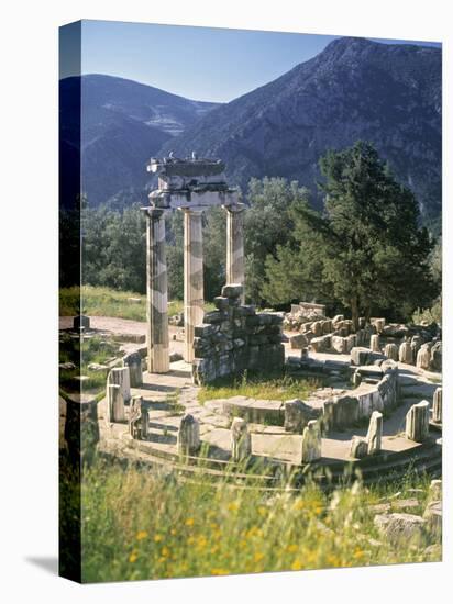 Sanctuary of Athena Pronaia, Delphi, Greece-Peter Adams-Stretched Canvas