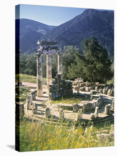 Sanctuary of Athena Pronaia, Delphi, Greece-Peter Adams-Stretched Canvas