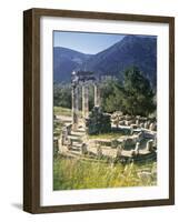 Sanctuary of Athena Pronaia, Delphi, Greece-Peter Adams-Framed Photographic Print