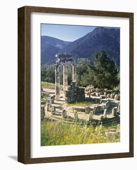 Sanctuary of Athena Pronaia, Delphi, Greece-Peter Adams-Framed Photographic Print