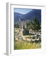 Sanctuary of Athena Pronaia, Delphi, Greece-Peter Adams-Framed Photographic Print