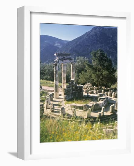 Sanctuary of Athena Pronaia, Delphi, Greece-Peter Adams-Framed Photographic Print