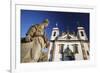 Sanctuary of Bom Jesus de Matosinhos and Prophets Sculpture, UNESCO Site, Congonhas, Brazil-Ian Trower-Framed Photographic Print