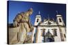 Sanctuary of Bom Jesus de Matosinhos and Prophets Sculpture, UNESCO Site, Congonhas, Brazil-Ian Trower-Stretched Canvas