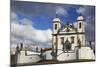 Sanctuary of Bom Jesus de Matosinhos and Prophets Sculpture, UNESCO Site, Congonhas, Brazil-Ian Trower-Mounted Photographic Print