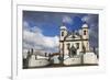 Sanctuary of Bom Jesus de Matosinhos and Prophets Sculpture, UNESCO Site, Congonhas, Brazil-Ian Trower-Framed Photographic Print