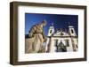 Sanctuary of Bom Jesus de Matosinhos and Prophets Sculpture, UNESCO Site, Congonhas, Brazil-Ian Trower-Framed Photographic Print