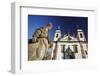 Sanctuary of Bom Jesus de Matosinhos and Prophets Sculpture, UNESCO Site, Congonhas, Brazil-Ian Trower-Framed Photographic Print