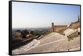 Sanctuary of Hercules Victor, Tivoli, Lazio, Italy, Europe-Oliviero Olivieri-Framed Stretched Canvas