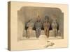 Sanctuary of the Temple of Abu Simbel, from Egypt and Nubia, Vol.1-David Roberts-Stretched Canvas