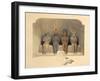 Sanctuary of the Temple of Abu Simbel, from Egypt and Nubia, Vol.1-David Roberts-Framed Giclee Print