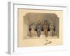 Sanctuary of the Temple of Abu Simbel, from Egypt and Nubia, Vol.1-David Roberts-Framed Giclee Print