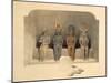 Sanctuary of the Temple of Abu Simbel, from Egypt and Nubia, Vol.1-David Roberts-Mounted Giclee Print