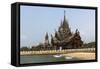 Sanctuary of Truth, Pattaya, Thailand, Southeast Asia, Asia-Rolf Richardson-Framed Stretched Canvas