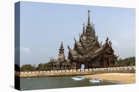 Sanctuary of Truth, Pattaya, Thailand, Southeast Asia, Asia-Rolf Richardson-Stretched Canvas