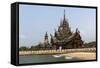 Sanctuary of Truth, Pattaya, Thailand, Southeast Asia, Asia-Rolf Richardson-Framed Stretched Canvas