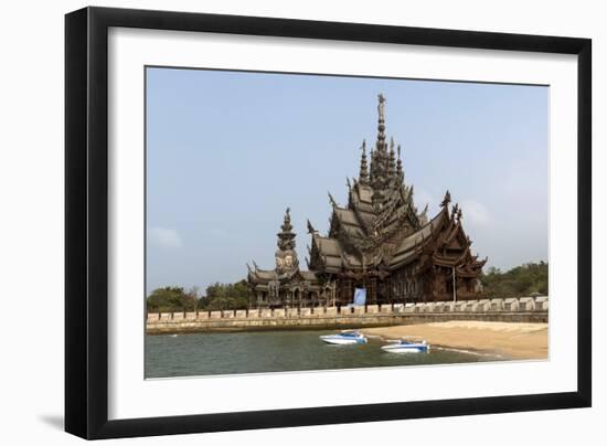 Sanctuary of Truth, Pattaya, Thailand, Southeast Asia, Asia-Rolf Richardson-Framed Photographic Print