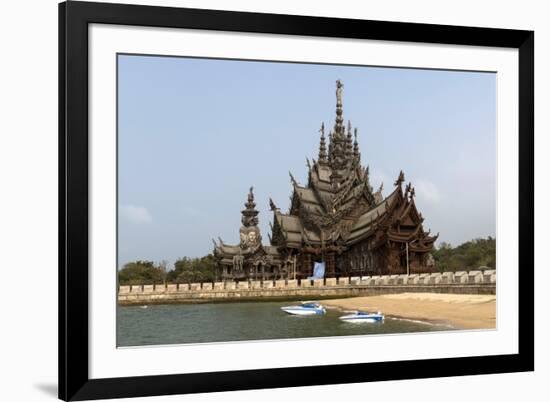 Sanctuary of Truth, Pattaya, Thailand, Southeast Asia, Asia-Rolf Richardson-Framed Photographic Print