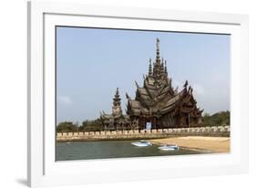 Sanctuary of Truth, Pattaya, Thailand, Southeast Asia, Asia-Rolf Richardson-Framed Photographic Print