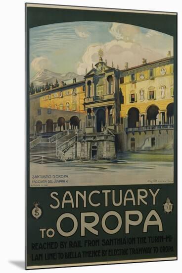 Sanctuary to Oropa Poster-G. Bozzalla-Mounted Premium Photographic Print