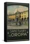 Sanctuary to Oropa Poster-G. Bozzalla-Framed Stretched Canvas