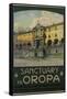 Sanctuary to Oropa Poster-G. Bozzalla-Framed Stretched Canvas