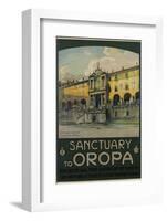 Sanctuary to Oropa Poster-G. Bozzalla-Framed Photographic Print