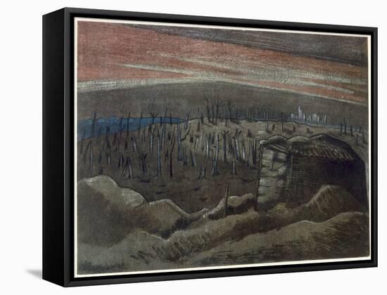 Sanctuary Wood, British Artists at the Front, Continuation of the Western Front, Nash, 1918-Paul Nash-Framed Stretched Canvas