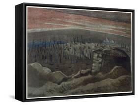 Sanctuary Wood, British Artists at the Front, Continuation of the Western Front, Nash, 1918-Paul Nash-Framed Stretched Canvas