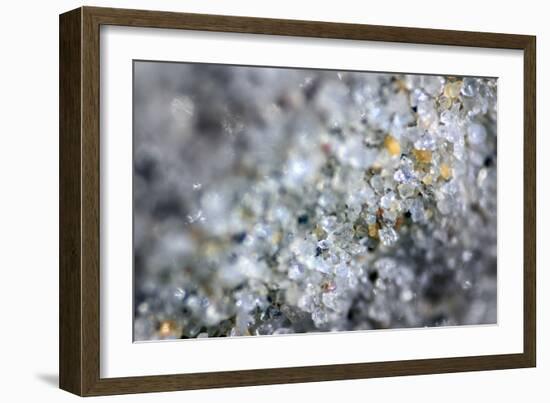 Sand and all of it's Colors in Macro View-null-Framed Photo