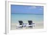Sand and Beach Chairs Await Tourists, Varadero, Cuba-Bill Bachmann-Framed Photographic Print