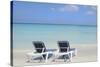 Sand and Beach Chairs Await Tourists, Varadero, Cuba-Bill Bachmann-Stretched Canvas